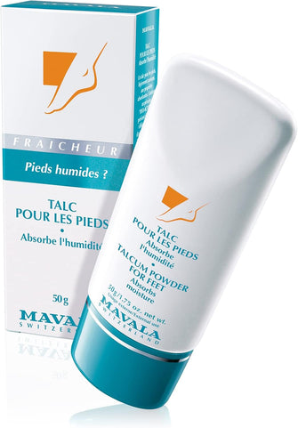 Mavala Fraicheur Talcum Powder for Feet, 75 ml