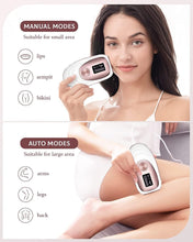 IPL Hair Removal with Ice Cooling System,Permanent Laser Hair Removal Device 999,000 Light Pulses Painless Long Lasting for Men and Women, Body, Face, Bikini Zon