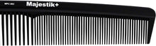 Hair Comb- a Professional Hairdressing Carbon Fibre Comb, Master Barber and Salon Comb, Anti Static, Heat Resistant, Strong & Durable, Medium and Fine Tooth in Black