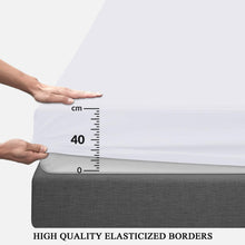 Pamposh King Size Fitted Sheets Extra Deep Pocket 40 cm (16 inches) Durable Elastic Bed Sheets - Premium Brushed Microfibre Fitted Sheets King Size - Ultrasoft Hypoallergenic Fade Resistant
