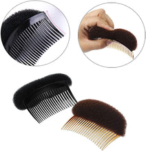 2Pcs Charming Bump It Up Volume Inserts Hair Comb Do Beehive Hair Styling Insert Tool Hair Stick Bun Maker Tool Hair Styling Accessories for Women Lady Girl (Brown)