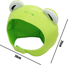 Frog Cap Green Plush Frog Shaped Hat Cap Headwear Funny Novelty Plush Hat Funny Novelty Plush Hat for Birthday Carnival Party Favors