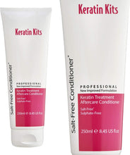 Keratin Kits Salt & Sulfate -Free (No SLS, SLE, ALSS) Aftercare Conditioner to Prolong Keratin Treatments 250ml, Suitable for Vegans.