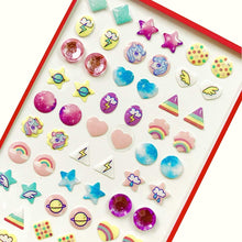 240 Piece Sticker Earrings 3D Gems Sticker Girls Sticker Earrings Self-Adhesive Glitter Craft Crystal Stickers