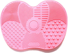 Makeup Brush Clean Silicone Pad Makeup Brush Cleaning Mat Cosmetic Brush Washing Tool with Suction Cup for Makeup Brush