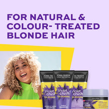 John Frieda Violet Crush for Blondes Toning Conditioner for Blonde Hair, Purple Conditioner for Blondes 75 ml