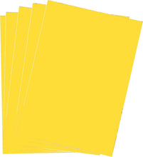 Baker Ross EV870 A4 Yellow Card - Pack of 50 Sheets, Coloured Card for Arts and Crafts