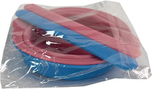 mciskin 2pcs Silicone Wax Warmer Liner,Non-Stick Wax Pot Silicone Bowl Replacement,Reuse Wax Melt Warmer Liner with 2pcs Silicone Spatulas for Hair Removal(Pink+Blue)