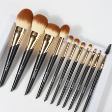 EDMIRE 10pcs Makeup Brushes including Foundation Brush, Eyeshadow and Eyebrow brushes. Essential Make up Brushes Set Gift for Women, Make up Brushes Perfect for Anniversary, Valentine or Birthday