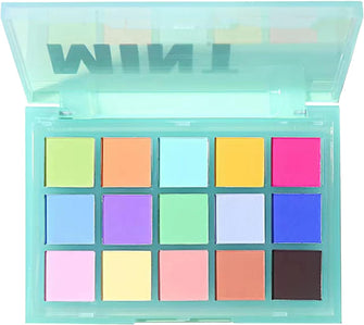 Eyeshadow Palette, 15 Colour Matte Shimmer Eyeshadow Waterproof Eye Make-Up Palette, Macaron Shades Smudgeproof Long Lasting Highly Pigmented Eyeshadow Fine Powder Smooth Eye Shadow Pallets For Women