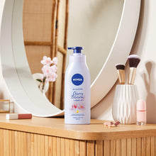 NIVEA Oil In Lotion Cherry Blossom & Jojoba Oil 400ml, Replenishing Body Lotion with Cherry Blossom & Jojoba Oil, Intensive Moisturising Cream