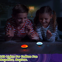 Light Up Spinning Tops for Kids, Magic Flashing Music Gyro Spinning Top Gyroscope LED Shining Toys Kids Toys (3Pcs)