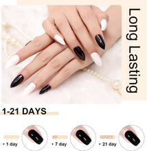 INPING Sparkly Planet Series Gel Nail Polish, 6 Colors Shiny Gel Polish Set Black White Dark Gray Gel Required Soak Off UV LED Lamp Nail Art Varnish