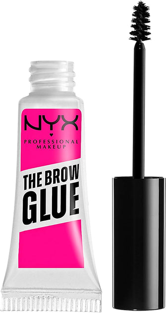 NYX Professional Makeup Brow Glue, Instant Brow Styler, Laminated Brow look, Clear