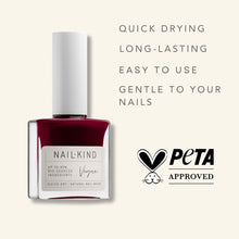 NAILKIND Burgundy Deep Red Nail Polish - Wine OClock - Classic-Red Nail Varnish - Vegan Nail Lacquer - Peta Certified Cruelty Free - Quick Drying Long Lasting Chip Resistant Manicure - 8ml