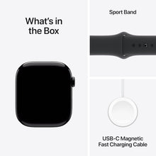 Apple Watch Series 10 GPS 46 mm Smartwatch with Jet Black Aluminium Case with Black Sport Band - M/L. Fitness Tracker, ECG App, Always-On Retina Display, Water Resistant
