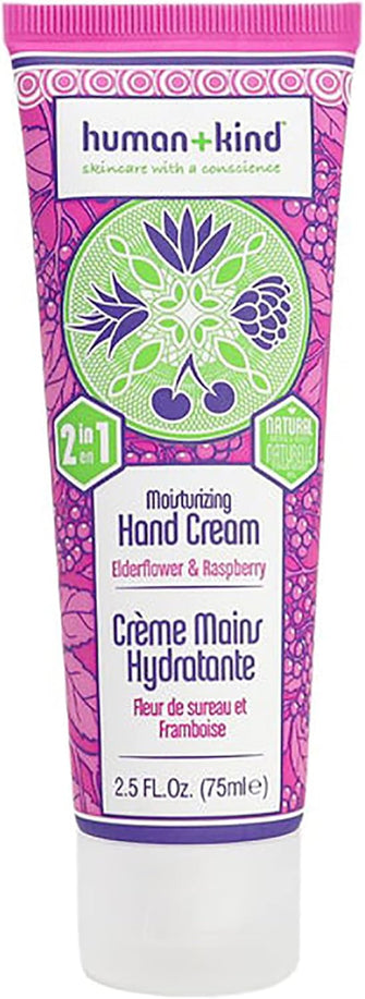 Human+Kind Hand Cream - Elderflower and Raspberry for Unisex 2.5 oz