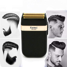 KEMEI foil shavers for men ,Electric battery Razor ,Waterproof USB Rechargeable Cordless Electric skin fade barber Foil Shaver