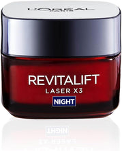 L'Oreal Paris Revitalift Laser Face Moisturiser, X3 Triple Action Anti-Ageing Night Cream With Pro Retinol, Hyaluronic Acid and Vitamin C- 50 ml