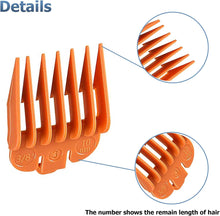 Hair Clipper Guards Combs,8PCS Professional Hair Clipper Guide Combs,Replacement for Most Clippers Trimmers and Spares Haircut Accesorries Lengths from 1/8" to 1" (3-25mm)