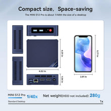 Beelink MINI-S12 Pro Mini PC, 12th Gen Intel Alder Lake-N100 Processor (up to 3.4GHz) Mini Computer, 16G RAM 500GB SSD Business Mini Desktop PC, Dual HDMI/WiFi6/BT 5.2/RJ45/WOL/Auto Power On