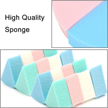 48 Pcs Triangle Foundation Beauty Tools Makeup Sponge Wedges Cosmetic Sponge Applicators for Foundation, Loose Powder, BB Cream