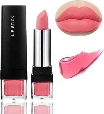 Matte Lipstick Long Lasting - Lipstick Highly Pigmented - Waterproof Moisturize Plumping Lip Gloss Non Stick Cup Velvet Lipstick - Ultra-Matte Lightweight Lipstick Make Up Gifts (06)