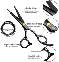 Hairdressing Scissors 6.7inch KYG Professional Hair Scissors 2 Extra Sharp Hair Cutting Scissors & Thinning Scissors Precise Haircuts Stainless Steel with 1 Comb for All Ages