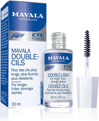 Mavala Double Lash - Strengthens Lashes Eyebrows For A Longer, Denser Stronger Effect 10ml