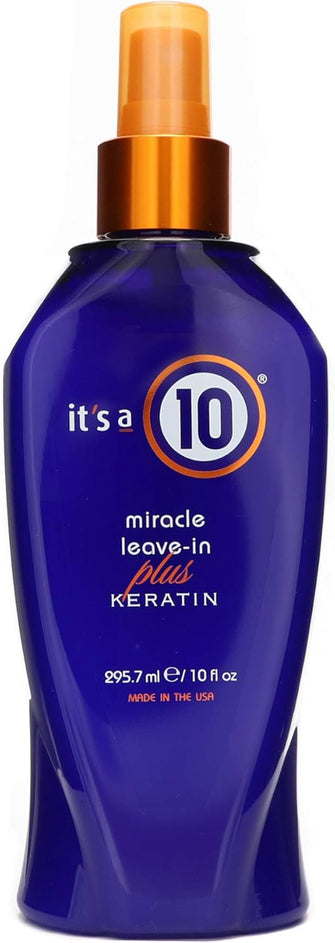 It's a 10 Haircare - Miracle Moisture Shampoo Plus Keratin, Conditioning & Nourishing, For Everyday Use, Colour Safe, Natural Ingredients (295ml)