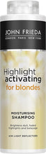 John Frieda Sheer Blonde Highlight Activating Moisturising Shampoo for Blonde Hair 500 ml