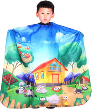 Lurrose Kids Barber Cape, Kids Haircut Cape Hair Cutting Cape for Kids Hairdressing Cape Cover Apron for Boys Girls