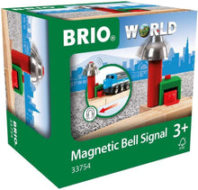 BRIO World Magnetic Railway Bell Signal for Kids Age 3 Years Up - Train Set Accessories and Add Ons