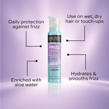 John Frieda Frizz Ease Weightless Wonder Featherlight Smoothing Creme for Frizzy, Fine Hair with Aloe Water, Frizz Control for Thin, Fine Hair, 100 ml