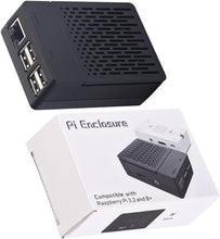 GeeekPi Case for Raspberry Pi 3 Model B+ (B Plus), computer case with Cooling Fan and 3PCS Heatsinks for Raspberry Pi 3/2 Model B (Not Include Raspberry Pi Board)(Black)