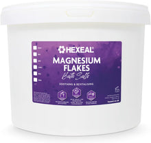 Hexeal Magnesium Flakes  10kg Bucket  100% Pure  Bath Soak  Magnesium Chloride