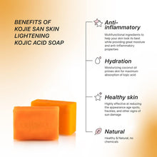 Kojie San Skin Lightening Kojic Acid Soap 135g, 2 Pack by Kojie San