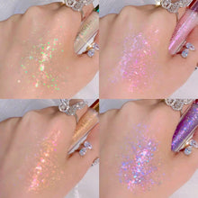 4Pcs Liquid Eyeshadow Set Crystal Diamond High-gloss Liquid Liner Shimmer Glitter Highlight Metallic Liquid Shadows Quick-drying Sequin Pearlescent Eye Makeup Cosmetic