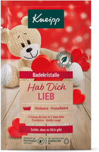 Kneipp Hab Dich Lieb Raspberry & Cranberry Bath Crystals 60 g