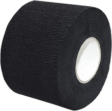 1 Roll Paper Neck Strips Hairdressing Stretchy Wrap Neck Paper Tissue Roll Barber Neck Tape Hairdressing Accessory Black