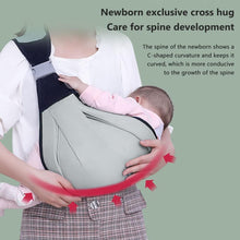 Roysmart Baby Sling Breathable, Baby Carrier, Adjustable Baby Carrier Wrap, Anti-Slip Toddler Sling Soft Baby Sling with Adjustable Shoulder Straps for 0-36 Months Baby