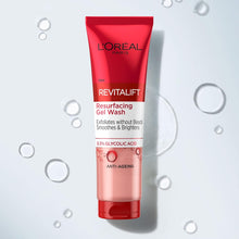 LOreal Paris 3.5% Glycolic Acid Cleanser, Revitalift Glycolic Resurfacing Gel Wash, Gently Exfoliates To Smooth & Brighten Skin  150ml