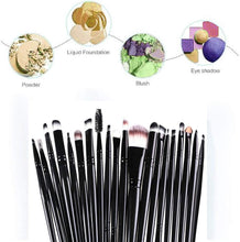 Makeup Brushes ZHIYE Make up Brush Set 20 PCs Professional Face Eyeliner for Foundation Blush Concealer Eyeshadow with Travel Black