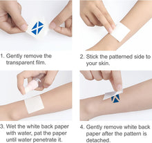 National Flag - English Rugby / Football Country Flag - 8 Pack (40 Tattoos) Temporary Face & Body Tattoo Sticker - Perfect for trips to the pub, Sporting events St Georges Day (8 Styles) (Scotland)