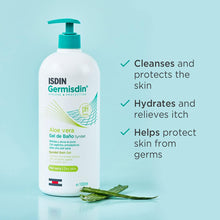 ISDIN Germisdin Aloe Vera Soap-free Antiseptic Shower Gel  Hydrates and relieves itching 1000ml