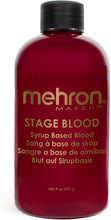 Mehron Makeup Stage Blood (9 oz) (Bright Arterial)