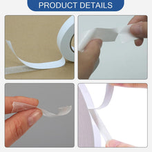 3 Rolls Double Sided Adhesive Clear Sticky Tape,Adhensive Sticky Tapes,Double Sided Tape Adhensive Sticky Tapes for Craft, DIY, Scrapbooking and Card Making, Arts, Rubber Stamps(6mm wide 15m long)