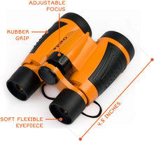 Adventure Kidz - Outdoor Exploration Kit, Childrens Toy Binoculars, Torch, Compass, Whistle, Magnifying Glass, Backpack. Great Kids Gift Set for Camping, Hiking, Educational and Pretend Play.