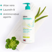 ISDIN Germisdin Aloe Vera Soap-free Antiseptic Shower Gel  Hydrates and relieves itching 1000ml