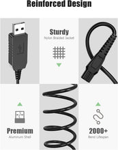15V Charger for Philips Aquatouch/Manscaped Shaver, Mellbree 15V Manscaped Charger Hatteker Charger Cable Compatible with Philips QP6520 QP6510, Aquatouch, Precision, Bodygroom, Beard Trimmer